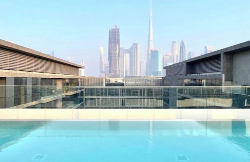 Al Wasl Apartment | City Walk 1BR, Stunning Burj Khalifa View