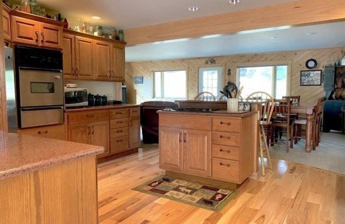 Cody House | Clarks Fork Crossing, located off the Chief Joseph Scenic Byway with river access!