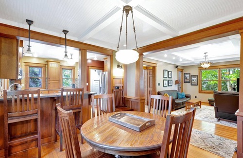 Champaign House | Classic Craftsman House w/Magical Backyard