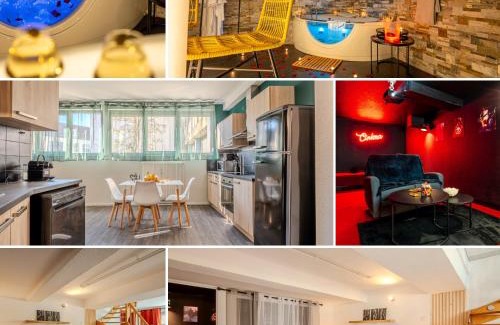 Montbeliard Apartment | Cocon Relax - Jacuzzi - Cinéma