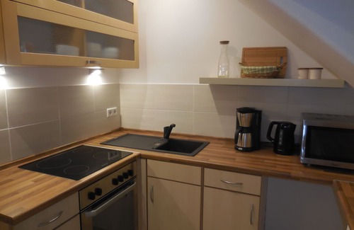 Stenderup Apartment | Comfortable and child-friendly apartment with balcony and terrace.