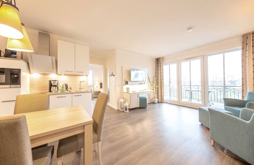 Boergerende-Rethwisch Apartment | Comfortable large suite, pool and sauna, 30 meters to the beach, large south-facing balcony