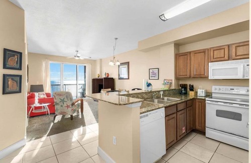 Panama City Beach Condo | Condo with private balcony, breathtaking gulf views, large pool! West PCB.