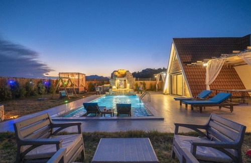 Faralya Villa | conservative villa with large garden and kids playing area