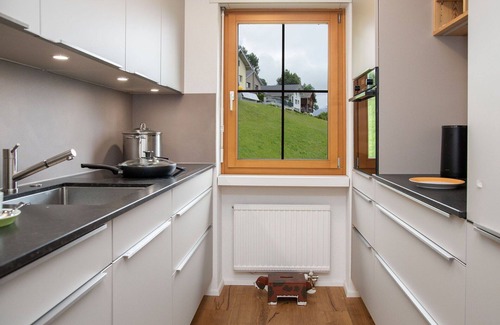 Falera Apartment | Cosy apartment for 5 people with pool, WIFI, TV, balcony and panoramic view