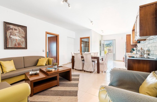 South Rhodes Villa | Country House 'Blue Pearl Apolakkia 1' with Shared Pool, Shared Terrace and Wi-Fi