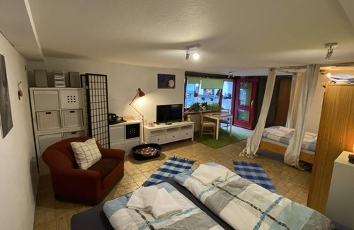 Neusatzeck Apartment | Country house room with approx. 30sqm, shower/WC, sauna, max. 4 adults + 1 infant (max. 1 year)