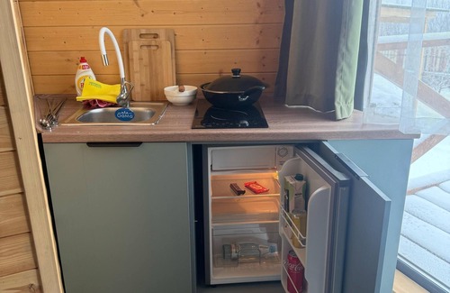 Almaty Ski Chalet | Cozy 1-bedroom chalet with WiFi, AC in wonderful Almaty with city view