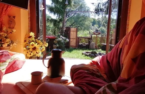 Altfriesack House | cozy bungalow with sauna and direct water access