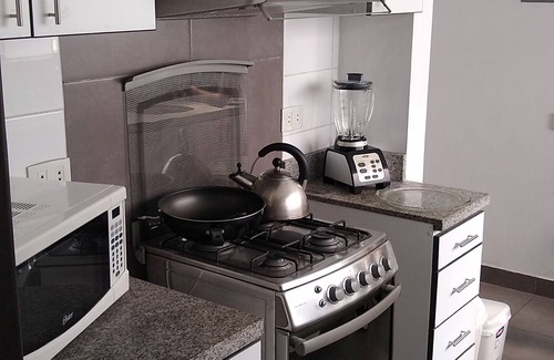 San Borja Apartment | Cozy & Elegant Bedroom with Private Bathroom in a apartment across a cute Park