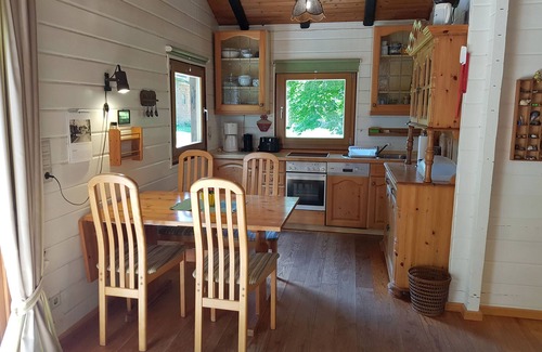 Steinberg House | Cozy log cabin on a historic three-sided farm - Ferienhaus Ströh