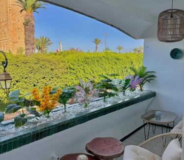 Rabat Apartment | Cozy Stay with Hassan Tower View