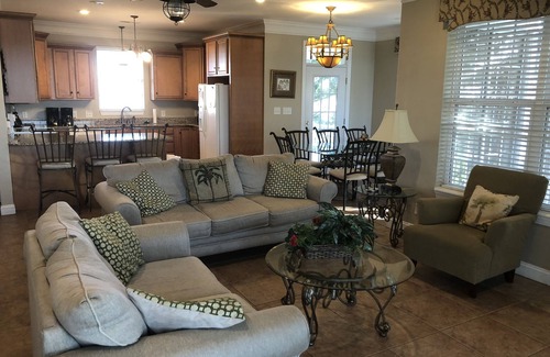 Murrells Inlet House | Creek Rock: Home on the Creek with Dock & Heated Pool