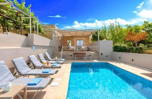 Dramia House | Cretan Breeze Villa Beheizter Privater Swimmingpool