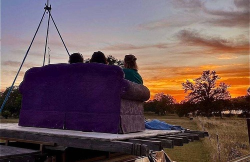 Wheatland RV Rental | Cute, Lakeside Glamping Bell Tent #2, Wheatland, California