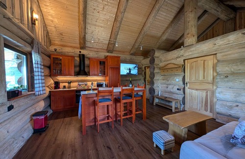 Kraase Cabin | Log Cabins Naturstammhaus - Ferienhaus Rügen 16 - Feriendorf Tollensesee