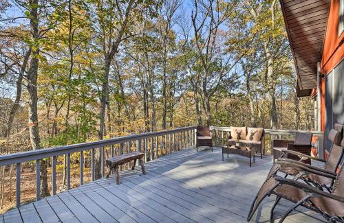 Cresco House | Deck and Forest Views Secluded Cresco Cabin!