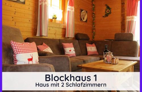 Steina House | Der Fuchsbau - 3 separate Blockhäuser - ruhige Lage - 50m bis zum Wald - eingezäunter Garten