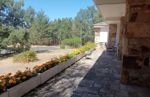 Vilviestre de los Nabos House | Derroñadas . Casa con enorme jardín y tenis.