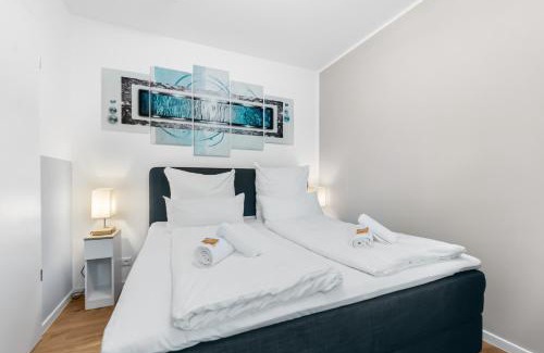 Schkeuditz Apartment | Design Luxus, Vollausstattung, Neubau, 30min Hbf Leipzig 8, Nähe Flughafen, BMW, DHL, Amazon