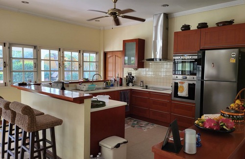 Khao Takiab Villa | Designer Beach-side Villa with Lovely Garden, Pool and Outdoor bathroom