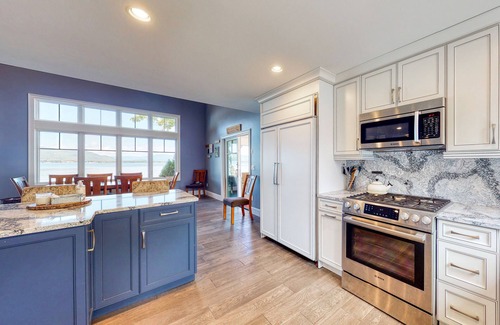 Center Ossipee House | Dog-friendly lakefront home with lake views, firepit, dock, patio, & grill