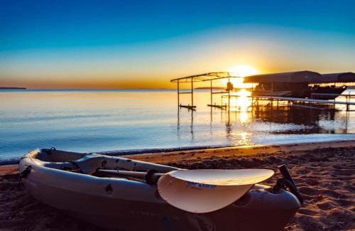 Walker House | Dog Friendly Leech Lake Home w Perfect Beach Garage Boat Lift