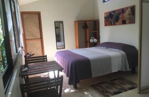 Cuatunalco House | Double Bed, Queen size, small kitchen, terrace, wi fi air condition quiet