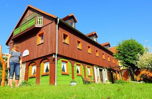 Eibau Cottage | Double room Flax - Pension Grandel