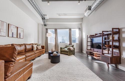 Historic Core Apartment | Downtown Escape - 2BR w Skyline Views & Hot Tub