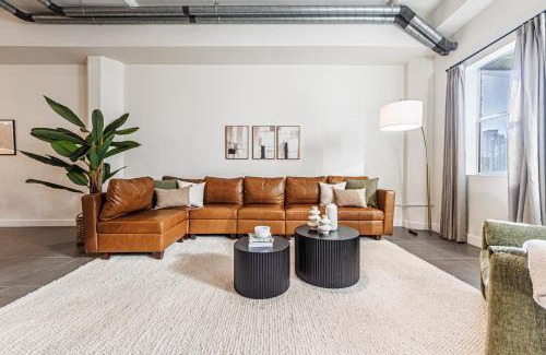 Historic Core Apartment | Downtown Escape - 2BR w Skyline Views & Hot Tub