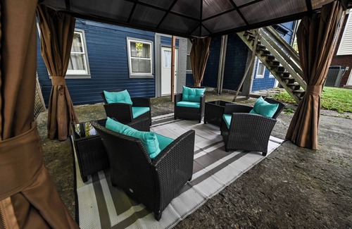 Atchison Apartment | Dual patios, Free Laundry Service, College steps, 2BR 1 BA
