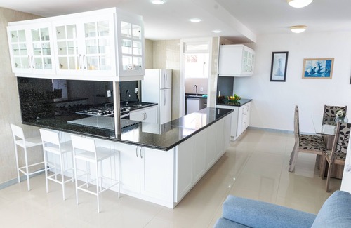 Nisia Floresta Apartment | Duplex penthouse by the sea with jacuzzi and waterfall