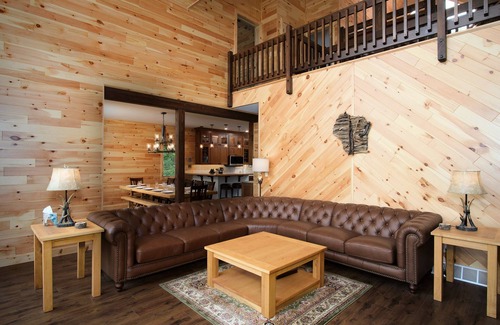 St Germain House | Eagles Bluff 6 Br Lakefront Cabin on 20 acres