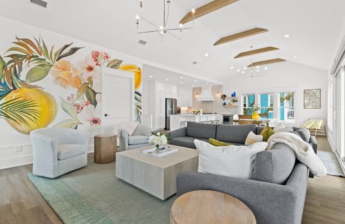 Long Beach House | Elegant 6-Bedroom Custom Home with Private Heated Pool, Easy Beach Access