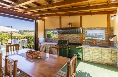 Mogliano Villa | Elegant and comfortable villa with pool and panoramic hillside views, about 30 minutes from the sea