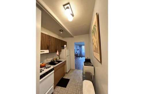 Elkins Park Cabin | Elkins Park studio 1 Queen & 1 sleeper Hotel style kitchen & bathroom+ Amenities
