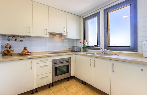 Corvera Apartment | Enjoy peace and relaxation at this golf country club with communal pool.