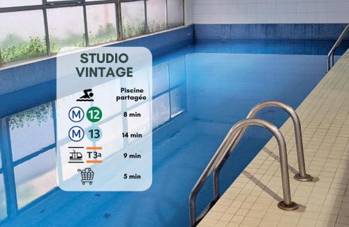 Saint-Lambert Apartment | Esprit Vintage avec Piscine, proche du métro