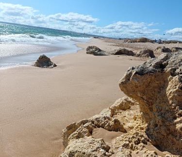 Patroves Apartment | Estudio Dominicana in Albufeira Gale with garden and parking place