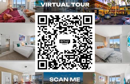 Hollywood South Central Beach Apartment | EXCLUSIVE RESORT - OCEANFRONT 2BD 2BA CONDO, HiGH FLOOR, ROOFTOP POOL AND HOT TUB, STEPS TO BEACH