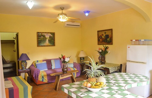 Brisas de Zicatela Apartment | Family 2 BR apartment w/kitchen, patio, yoga, spa services, 1min walk to beach
