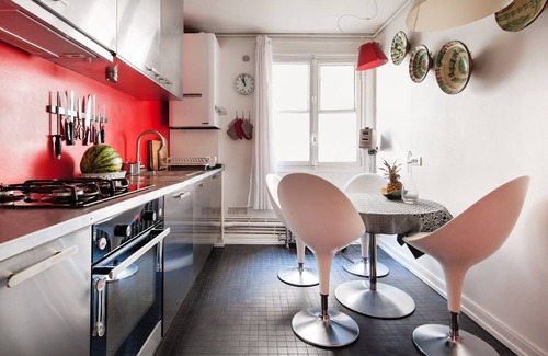 Marais Apartment | Fantastically located grand apartment gorgeous roof top garden center of Paris