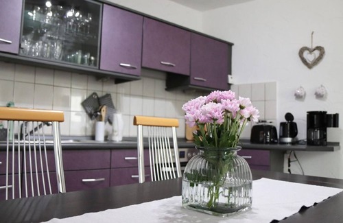 Neustadt-Konigsbach House | Ferienhaus Am Marienbrunnen - Ferienhaus, Dusche und Bad, WC, 2 Schlafräume