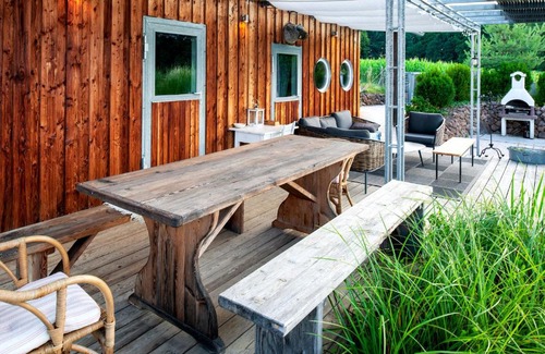 Hartmannsdorf House | Ferienhaus mit privaten Schwimmteich und Sauna