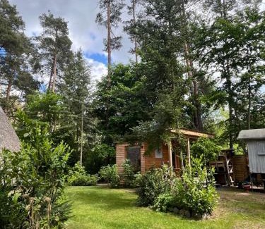Milmersdorf House | Ferienhaus Reetdach 1300qm Privatgrundstück Bootssteg Sauna Templin Lübbesee Uckermark Erholung pur Seenplatte