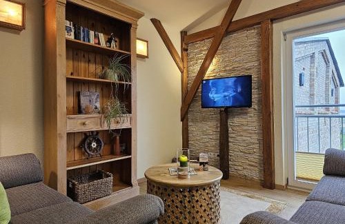 Korkwitz Apartment | Ferienhof SchilfMeer - Fewo "Heuboden"