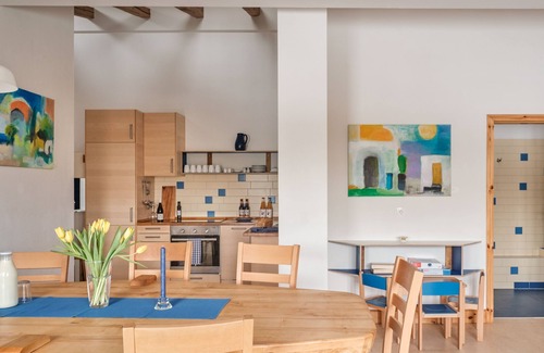 Schwerin Apartment | Ferienwohnung Blau - Urlaub auf dem Biohof