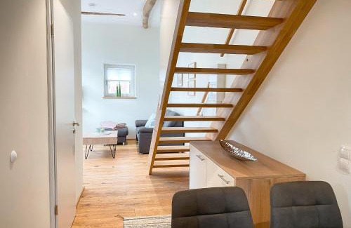 Ohne Apartment | Ferienwohnung in der alten Scheune Wiesenblick für 3 Personen