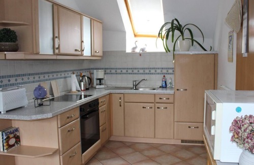 Nordseebad Burhave Apartment | Ferienwohnung Menzel - Appartement/fewo, Dusche, WC, Balkon